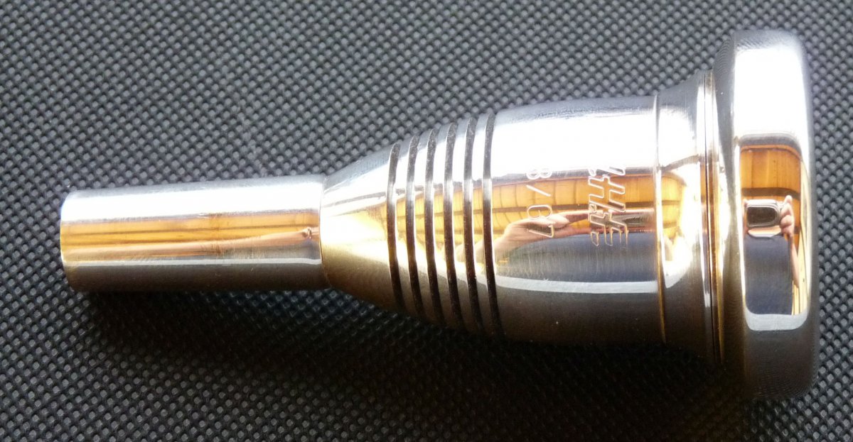 Biete Tuba Mundstück W.H.F. Franz Windhager, komplett Gr.7 (32,33mm