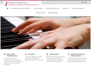 Deutsche Gesellschaft für Musikphysiologie und Musikermedizin (DGfMM)